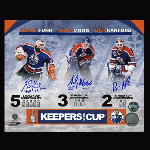 Grant Fuhr Autographed Edmonton Oilers Replica Jersey – Frozen Pond