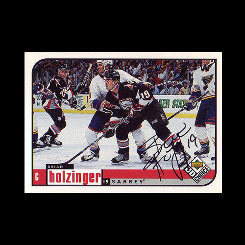 Brian Holzinger Buffalo Sabres Autographed Card