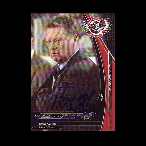 Brian Kilrea Ottawa 67's Autographed Card