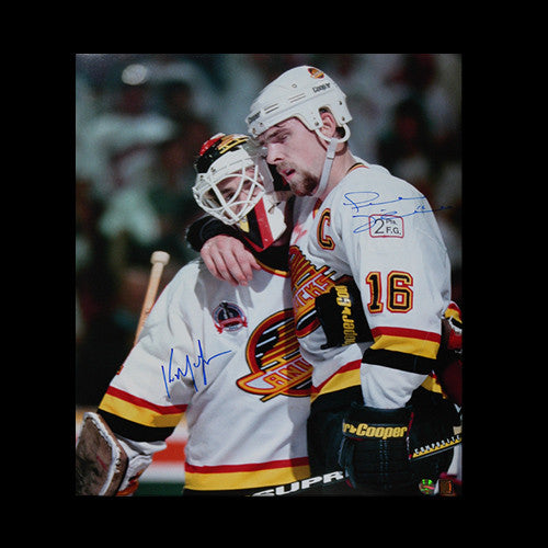 Trevor Linden & Kirk McLean Vancouver Canucks Autographed All