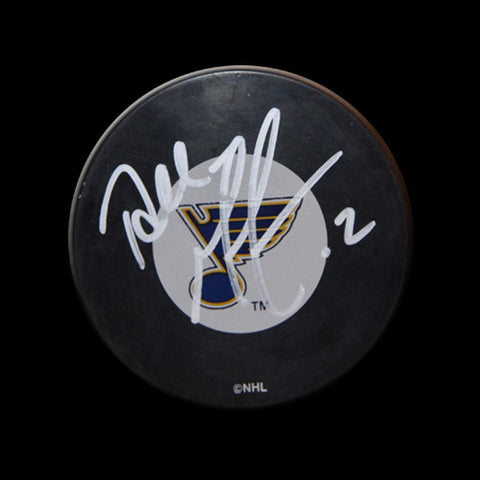 Al MacInnis St. Louis Blues Autographed Puck