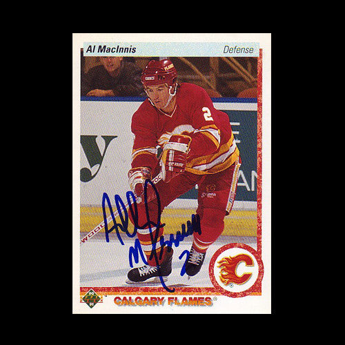 Al MacInnis Calgary Flames Autographed Card
