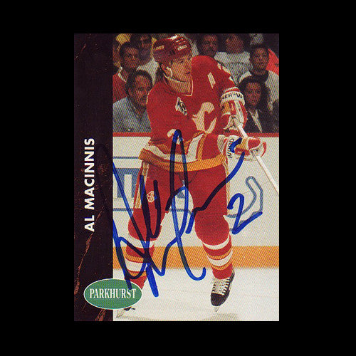 Al MacInnis Calgary Flames Autographed Card