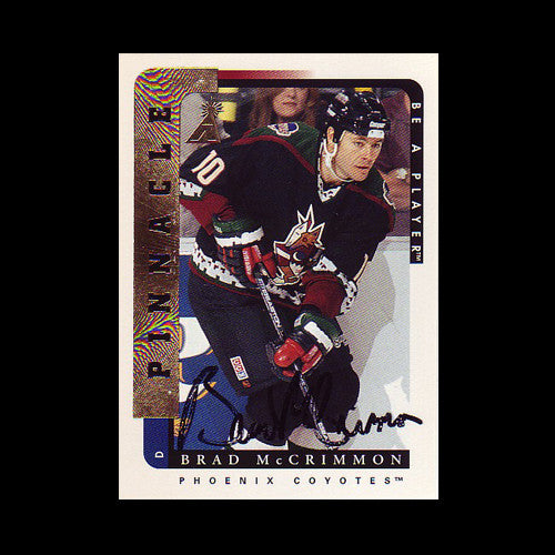 Brad McCrimmon Phoenix Coyotes Autographed Card