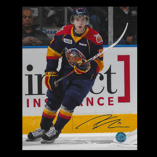 Connor McDavid Erie Otters Autographed Mustard CCM Premier Hockey Jersey  *Edmonton Oilers* - NHL Auctions