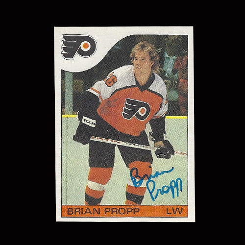 Brian Propp Philadelphia Flyers Autographed Card