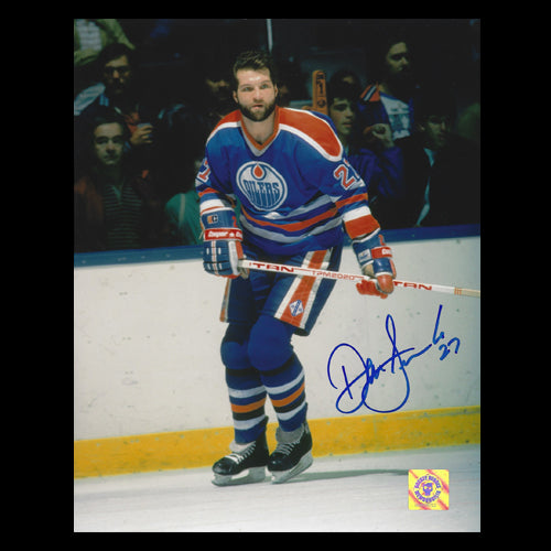 Dave Semenko Signed Oilers Jersey (Beckett COA)