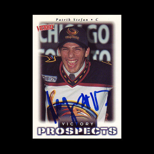 Patrik Stefan Atlanta Thrashers Autographed Card