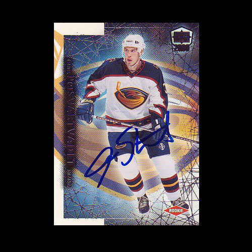 Per Svartvadet Atlanta Thrashers Autographed Card
