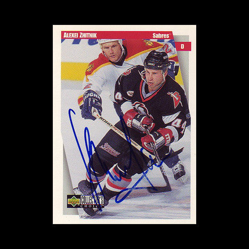 Alexei Zhitnik Buffalo Sabres Autographed Card