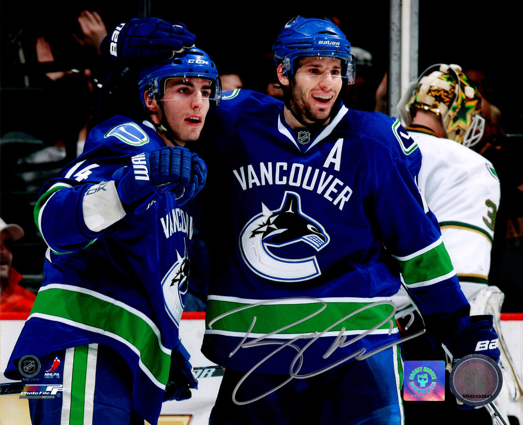 Ryan Kesler Vancouver Canucks Autographed Goal Celebration 8x10 Photo