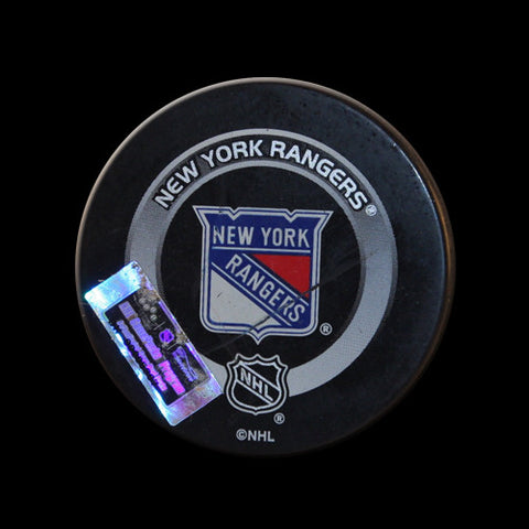 New York Rangers vs. Montreal Canadiens Game Used Puck February 23, 2004