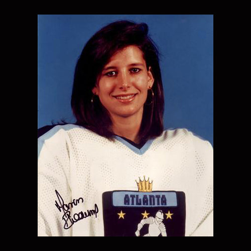 Manon Rheaume Atlanta Knights IHL Autographed Studio 8x10 Photo