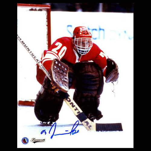 Vladislav Tretiak Team Russia Autographed Crouch 8x10 Photo