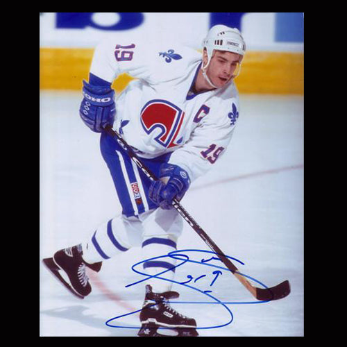 Joe Sakic Quebec Nordiques Autographed Vintage 8x10 Photo