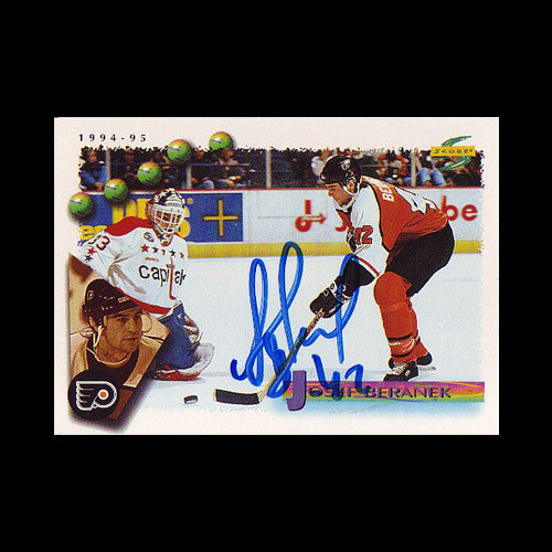 Josef Beranek Philadelphia Flyers Autographed Card