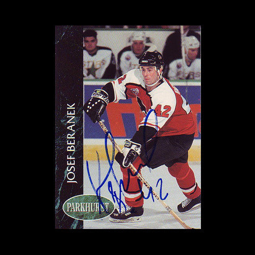 Josef Beranek Philadelphia Flyers Autographed Card