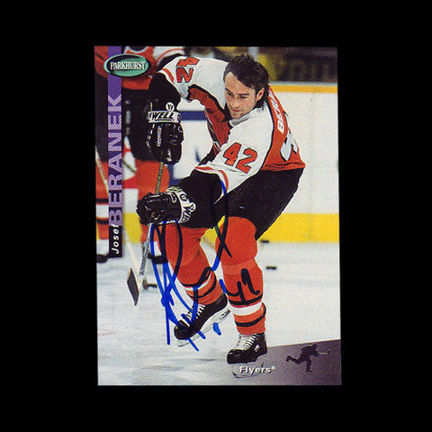 Josef Beranek Philadelphia Flyers Autographed Card