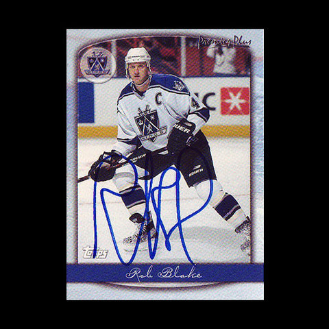 Rob Blake Los Angeles Kings Autographed Card