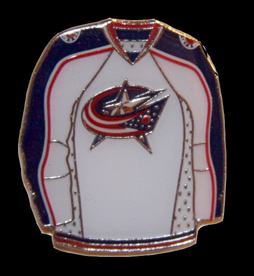 Columbus Blue Jackets 2007-2016 White Jersey Pin