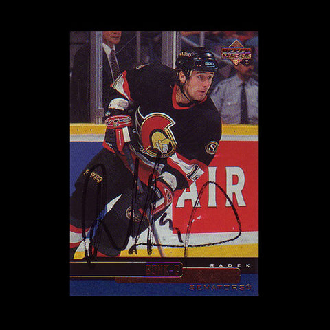 Radek Bonk Ottawa Senators Autographed Card
