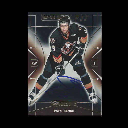 Pavel Brendl Calgary Hitmen Autographed Card