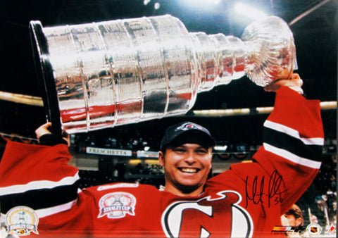 Martin Brodeur N.J. Devils Autographed Stanley Cup 16x20 Photo