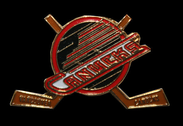 Vancouver Canucks Crossed Sticks Pin