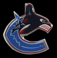 Vancouver Canucks Flashing Logo Pin