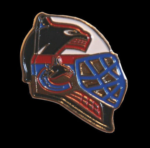 Vancouver Canucks Goalie Helmet Pin