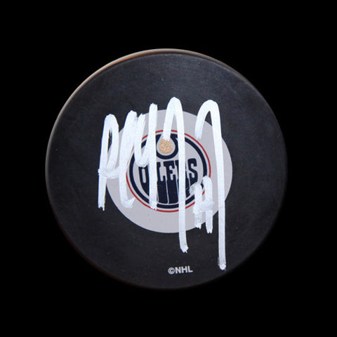 Paul Coffey Edmonton Oilers Autographed Puck