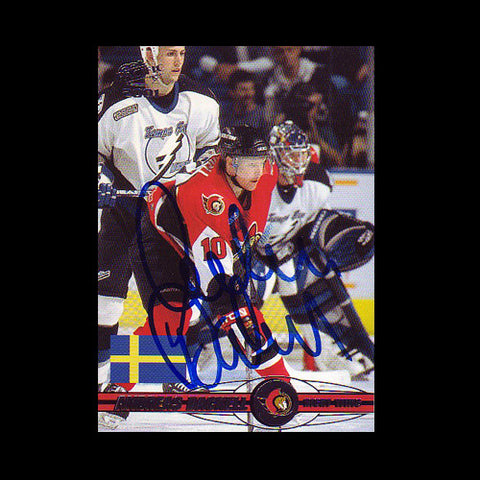 Andreas Dackell Ottawa Senators Autographed Card