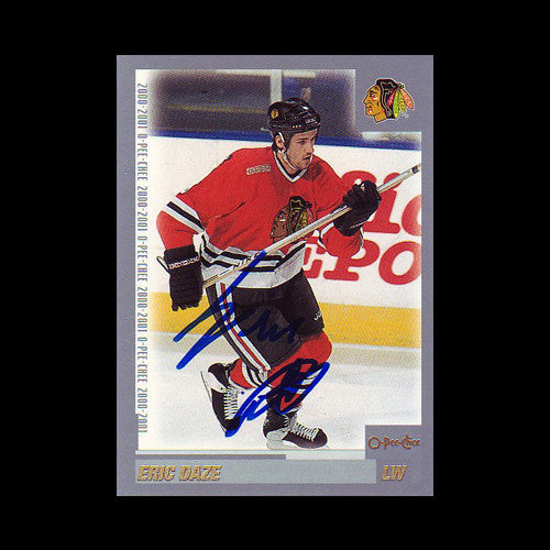 Eric Daze Chicago Blackhawks Autographed Card