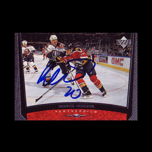 Radek Dvorak Florida Panthers Autographed Card