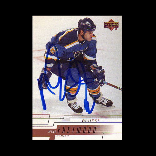 Mike Eastwood St. Louis Blues Autographed Card