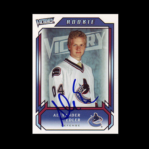 Alexander Edler Vancouver Canucks Autographed Rookie Card