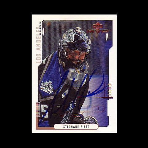 Stephane Fiset Los Angeles Kings Autographed Card