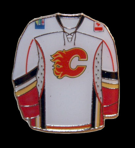 Calgary Flames 2007-2016 White Jersey Pin