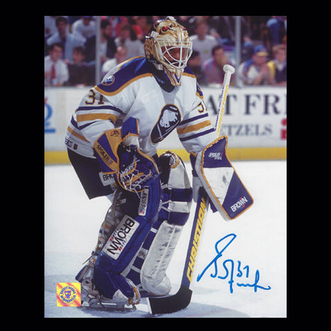 Grant Fuhr Buffalo Sabres Autographed Classic Pose 8x10 Photo