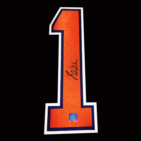 Grant Fuhr Autographed Edmonton Oilers Jersey Number