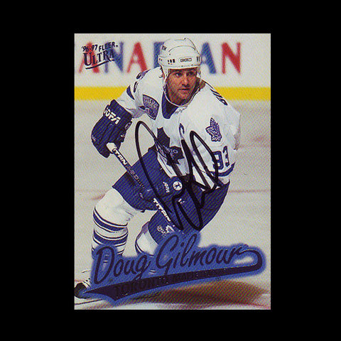 Doug Gilmour Toronto Maple Leafs Autographed Card