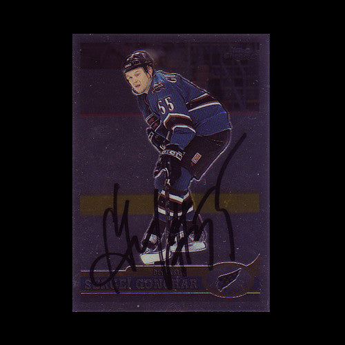 Sergei Gonchar Washington Capitals Autographed Card