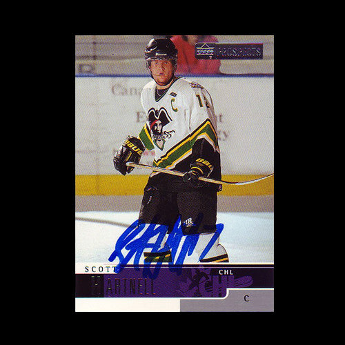 Scott Hartnell Prince Albert Raiders Autographed Card