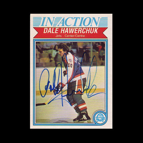 Dale Hawerchuk Winnipeg Jets Autographed Card