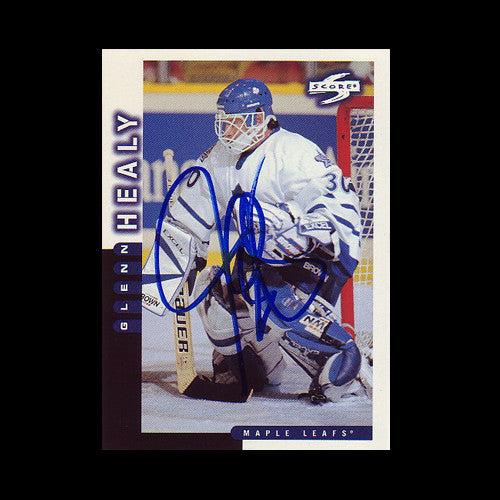 Glenn Healy Toronto Maple Leafs Autographed Card