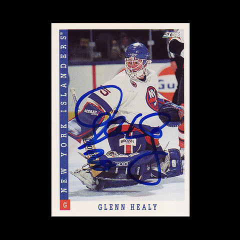 Glenn Healy New York Islanders Autographed Card
