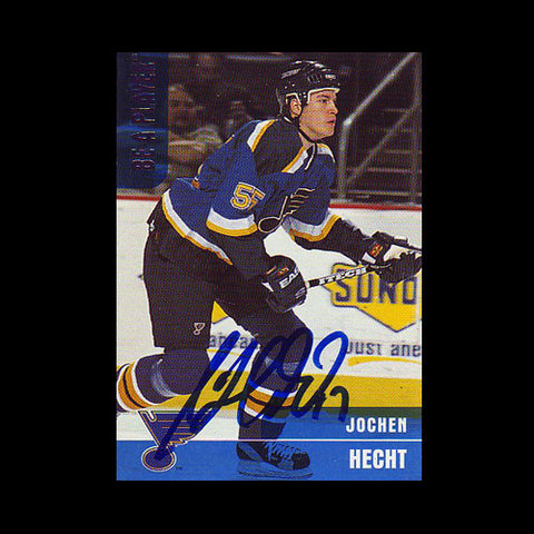 Jochen Hecht St. Louis Blues Autographed Card