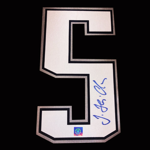 Jan Hedja Autographed Edmonton Oilers Jersey Number