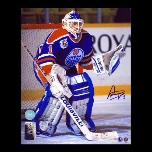 Peter Ing Edmonton Oilers Autographed Classic 8x10 Photo