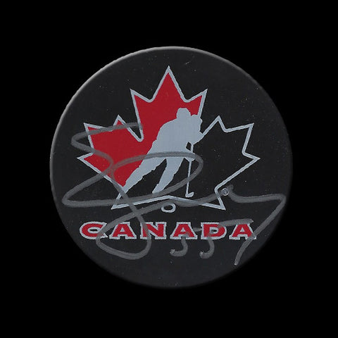 Ed Jovanovski Team Canada Autographed Puck